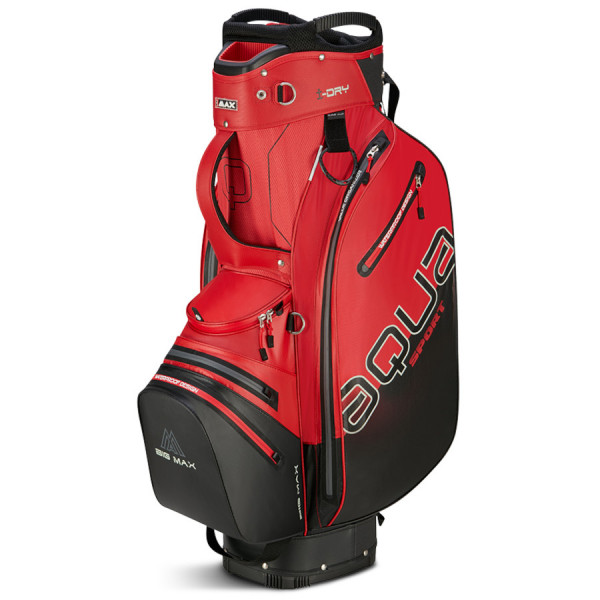 Big Max 2025 Aqua Sport 4 Waterproof Cartbag, Rot / Schwarz