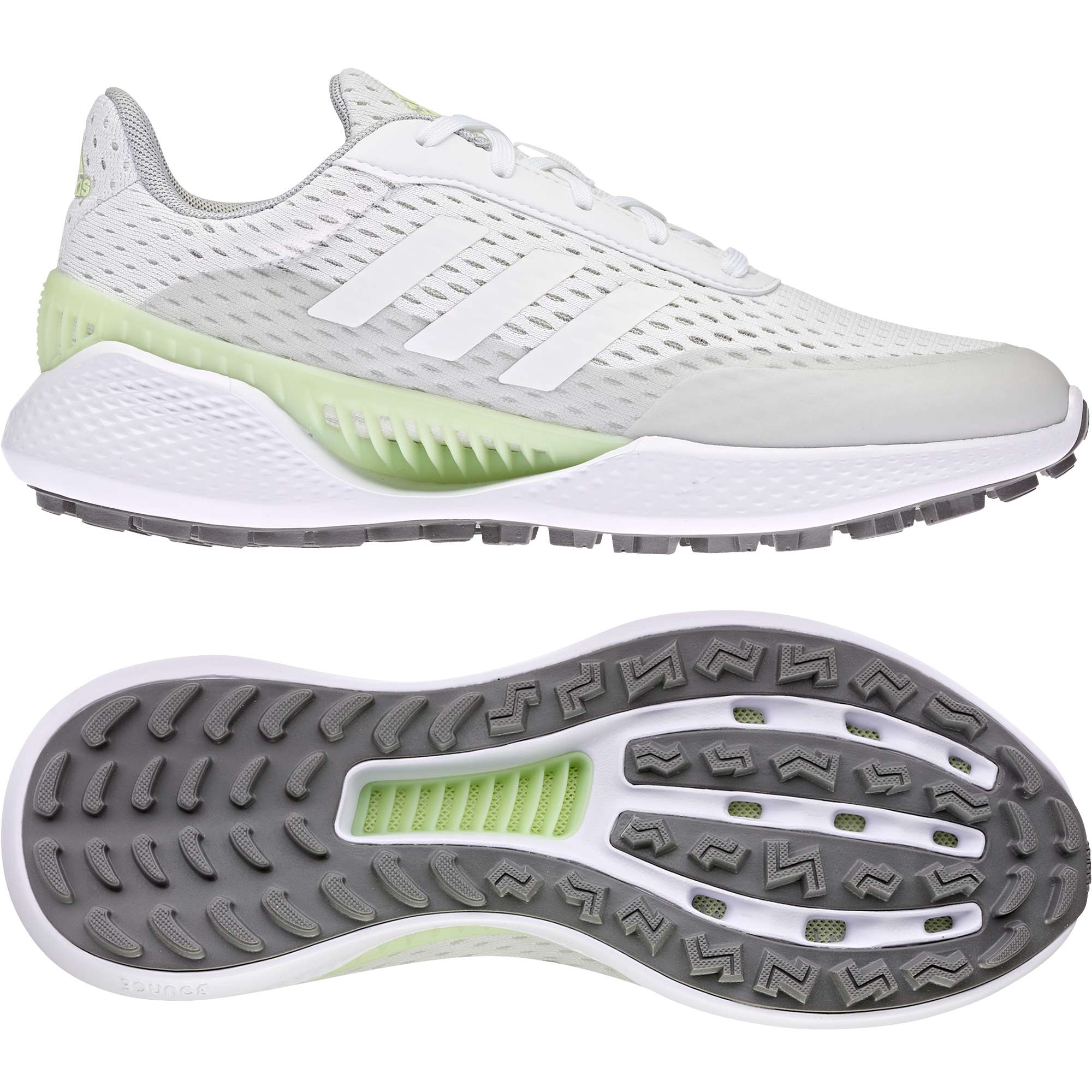 Adidas Summervent Damen Golfschuhe, Weiß / Lime günstig kaufen Golflädchen