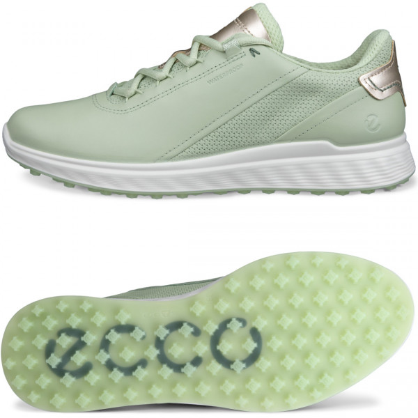 Ecco S-Casual Damen Golfschuhe, Grün / Metallic