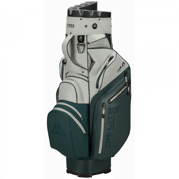 Big Max Dri Lite Silencio 3 Cartbag, Grün / Grau (Offwhite)