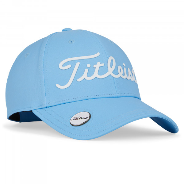 Titleist 2024 Players Performance Damen Ball Marker Cap, Hellblau / Weiß