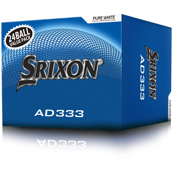 Srixon 2026 AD333 Golfbälle, Weiß, Vorteilspack, 24 Stück