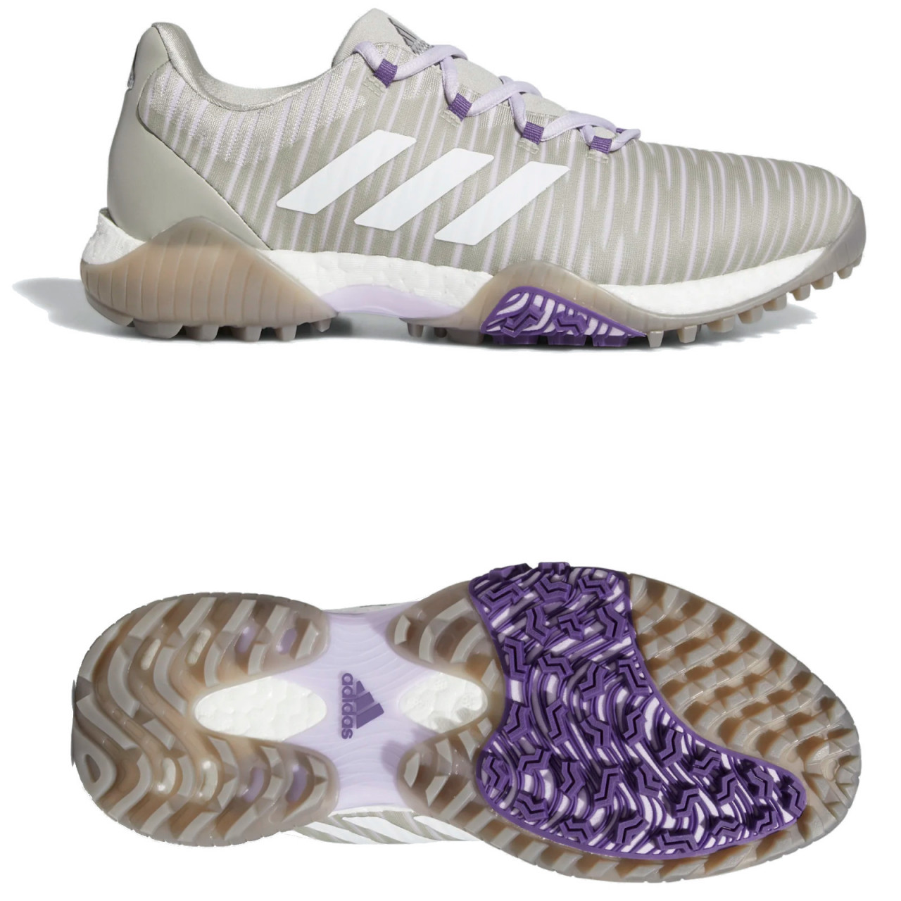 Adidas CodeChaos Damen Golfschuhe, Grau / Weiß Adidas CodeChaos Damen Golfschuhe, Grau / Weiß