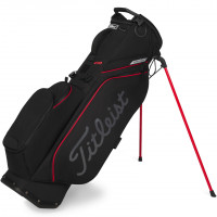 Titleist Players S4 StaDry Waterproof Standbag, Schwarz / Rot