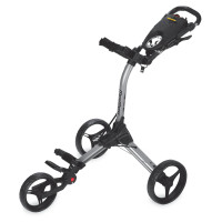 Bag Boy Compact C3 3-Rad Golftrolley, Grau / Schwarz