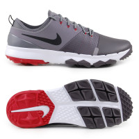 Nike Fi Impact 3 Herren Golfschuhe, Dunkelgrau / Schwarz / Weiß