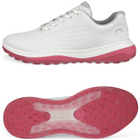 Ecco LT1 Damen Golfschuhe, Offwhite / Pink