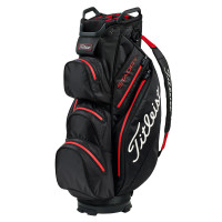 Titleist StaDry Waterproof Cartbag, Schwarz / Rot / Weiß