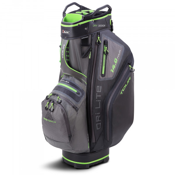 Big Max Dri Lite Tour Waterproof Cartbag, Grau / Schwarz / Grün