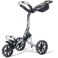 Bag Boy Slimfold 3-Rad Golftrolley, Grau / Schwarz