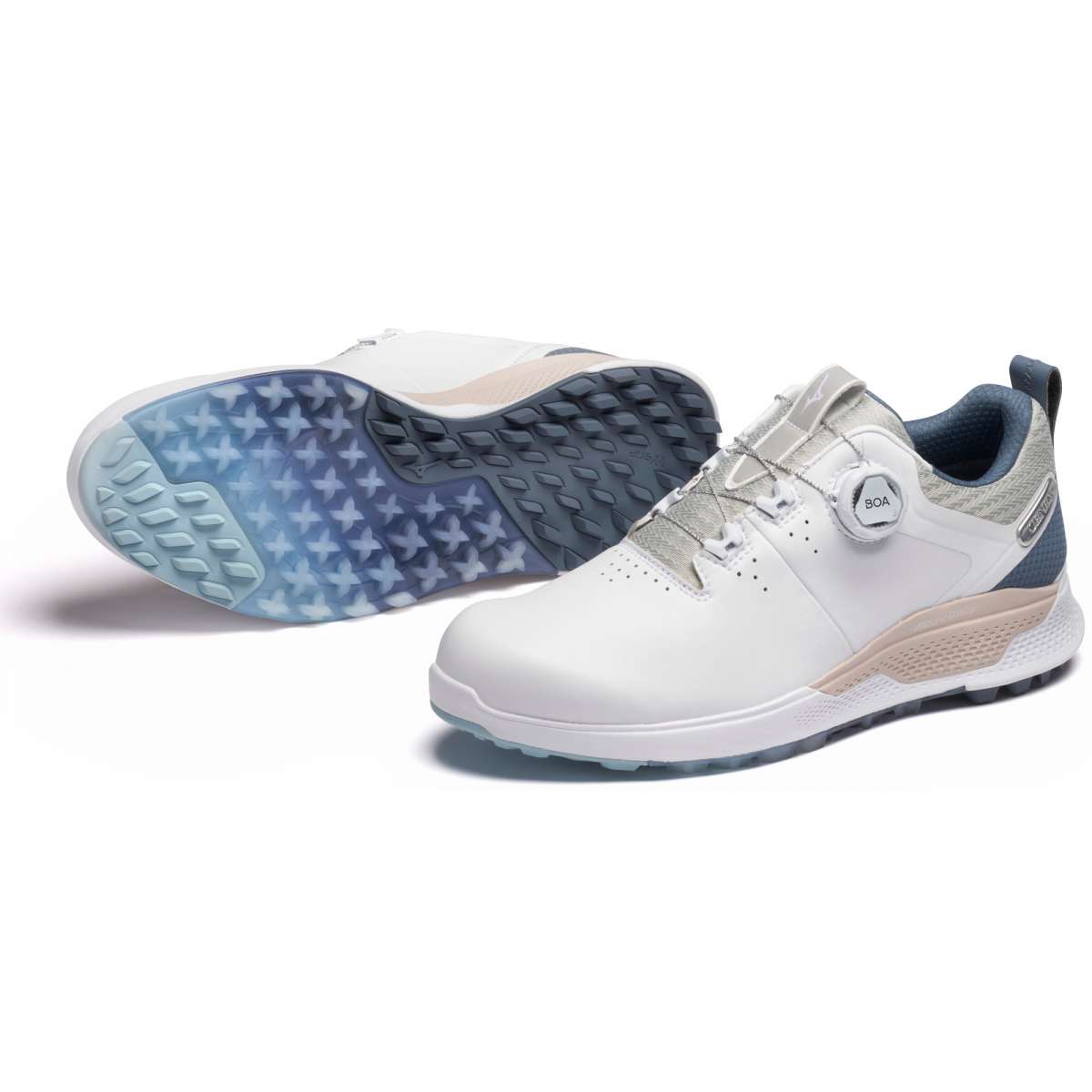 Mizuno Genem WG GoreTex BOA Herren Golfschuhe WeiB Navy gunstig kaufen Golfladchen