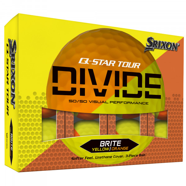 Srixon 2025 Q-Star Tour Divide Golfbälle, 12 Stück