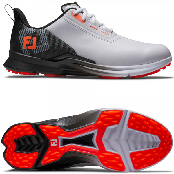 FootJoy 2025 Fuel Herren Golfschuhe, Weiß / Schwarz