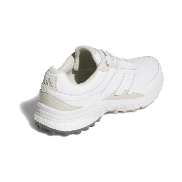 Adidas 2025 Zoysia Damen Golfschuhe, Weiß / Hellbraun