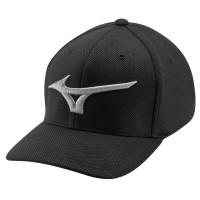 Mizuno Tour Performance Herren Golf Cap, Schwarz