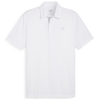 Puma Golf Herren Solid Polo, Weiß