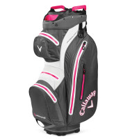 Callaway Hyper Dry 15 Waterproof Damen Cartbag, Grau / Weiß / Pink