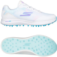 Skechers Max 2 Splash Damen Golfschuhe, Weiß / Violett