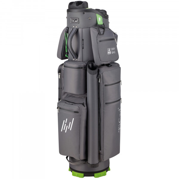 TiCad QO9 Classic 2026 Waterproof Cartbag, Dunkelgrau