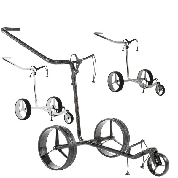 JuCad Carbon 3-Rad Golftrolley