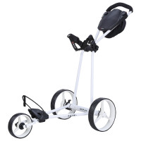 Big Max Ti Lite 3-Rad Golftrolley, Weiß