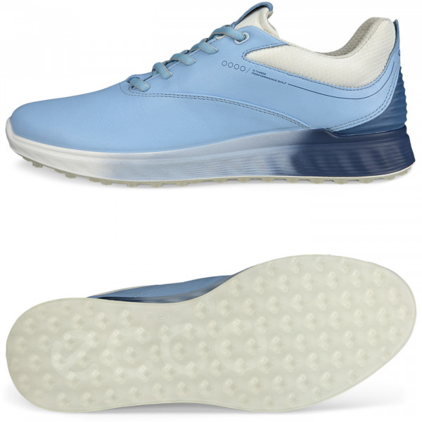 Ecco S-Three GTX Damen Golfschuhe, Hellblau