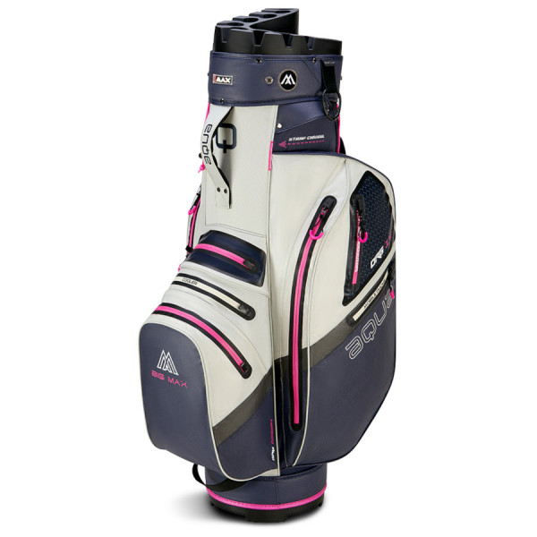 Big Max Aqua Silencio 4 Waterproof Damen Cartbag, Blau / Hellgrau / Fuchsia