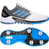 Adidas ZG21 Herren Golfschuhe, Weiß / Schwarz / Blau