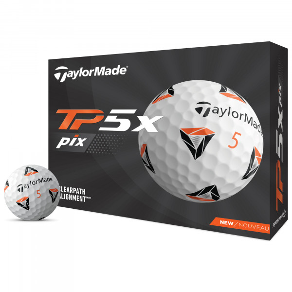 Taylor Made TP5x Pix Golfbälle 2023, 12 Stück