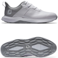 FootJoy Pro Lite Herren Golfschuhe, Weiß / Grau