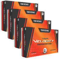 Wilson Tour Velocity Distance Golfbälle, Vorteilspack, 60 Stück Wilson Tour Velocity Distance Golfbälle, Vorteilspack, 60 Stück