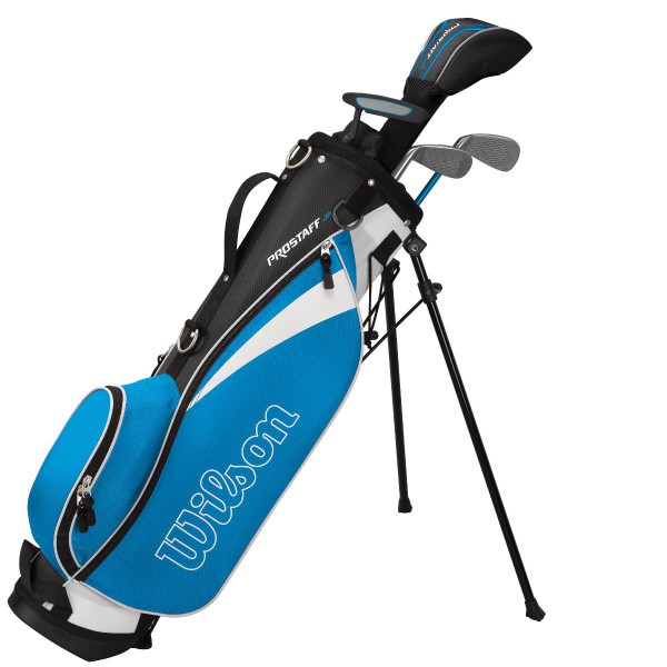 Wilson Pro Staff HDX Junior Kinder Golfset (5-8 Jahre oder 101-127cm) (Blau), Rechtshand