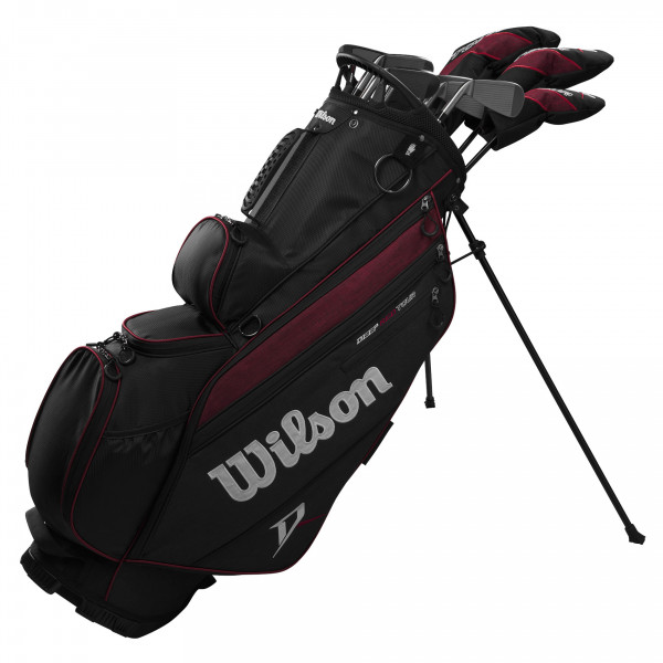 Wilson Deep Red Tour 2025 Herren Golfset / Golf Komplettset, Rechtshand, Stahl- & Graphitschäfte